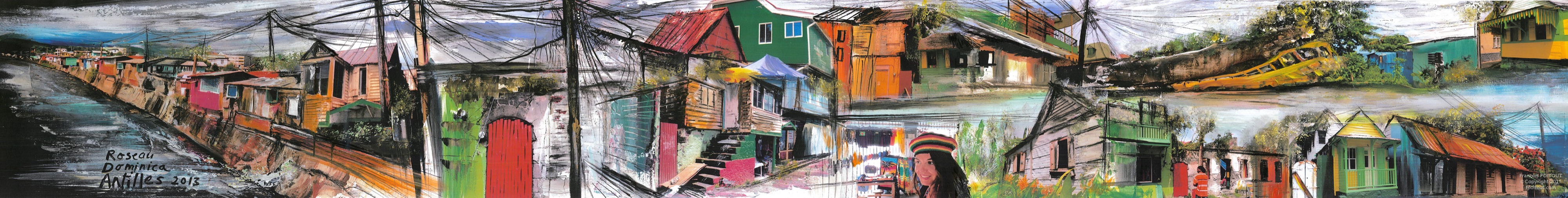 Antilles, Dominique — Carnets, carnets de voyage de François Poitout