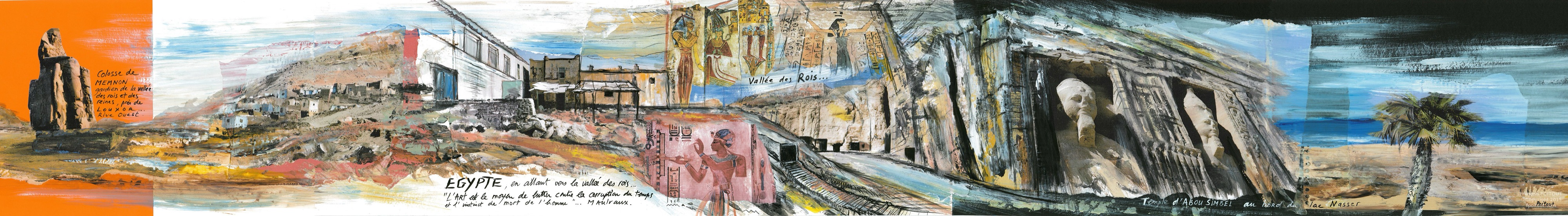 Égypte — Carnets, carnets de voyage de François Poitout