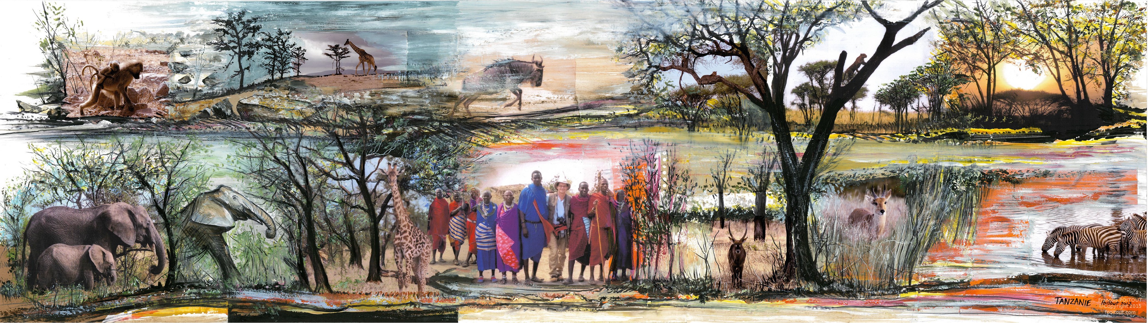 Tanzanie, l’éléphant — Carnets, carnets de voyage de François Poitout
