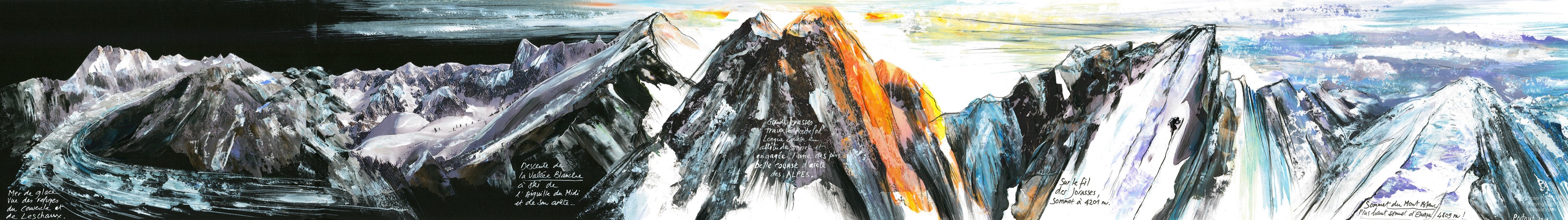 Mont-Blanc 1 — Carnets, carnets de voyage de François Poitout