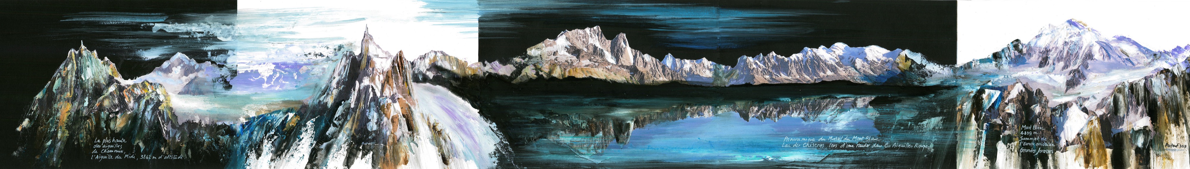 Mont-Blanc 2 — Carnets, carnets de voyage de François Poitout