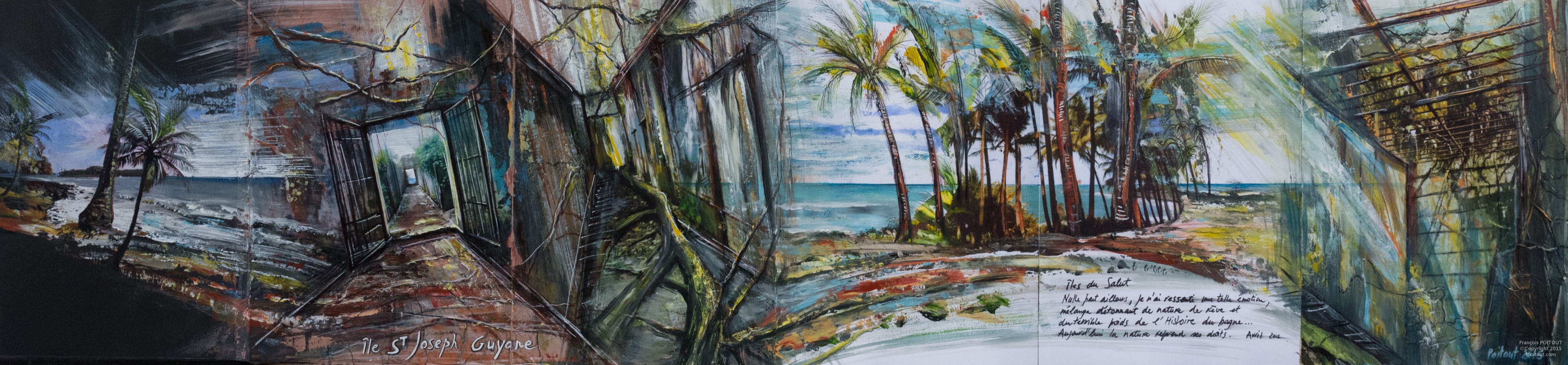 Guyane n°5 — Guyane, entre terre et ciel, peinture de François Poitout