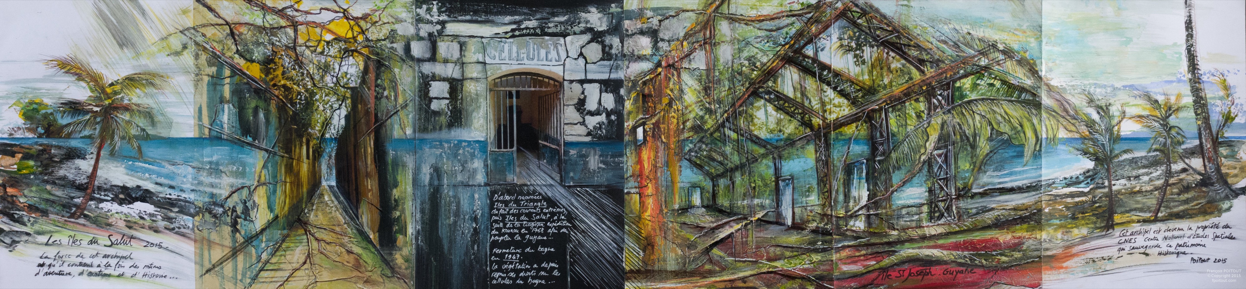 Guyane n°6 — Guyane, entre terre et ciel, peinture de François Poitout