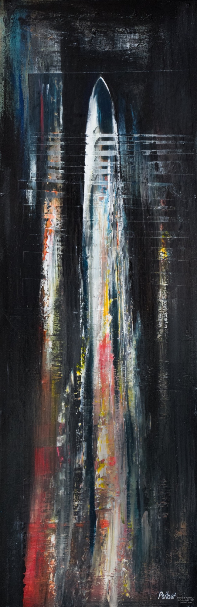 Guyane n°8 — Guyane, entre terre et ciel, peinture de François Poitout