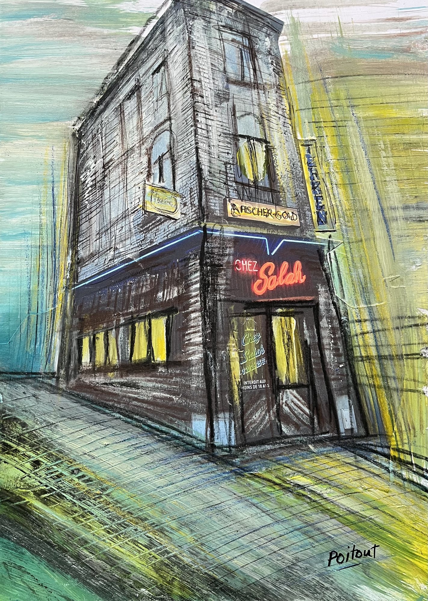 “Tribute to Salah” exhibition at La Condition Publique