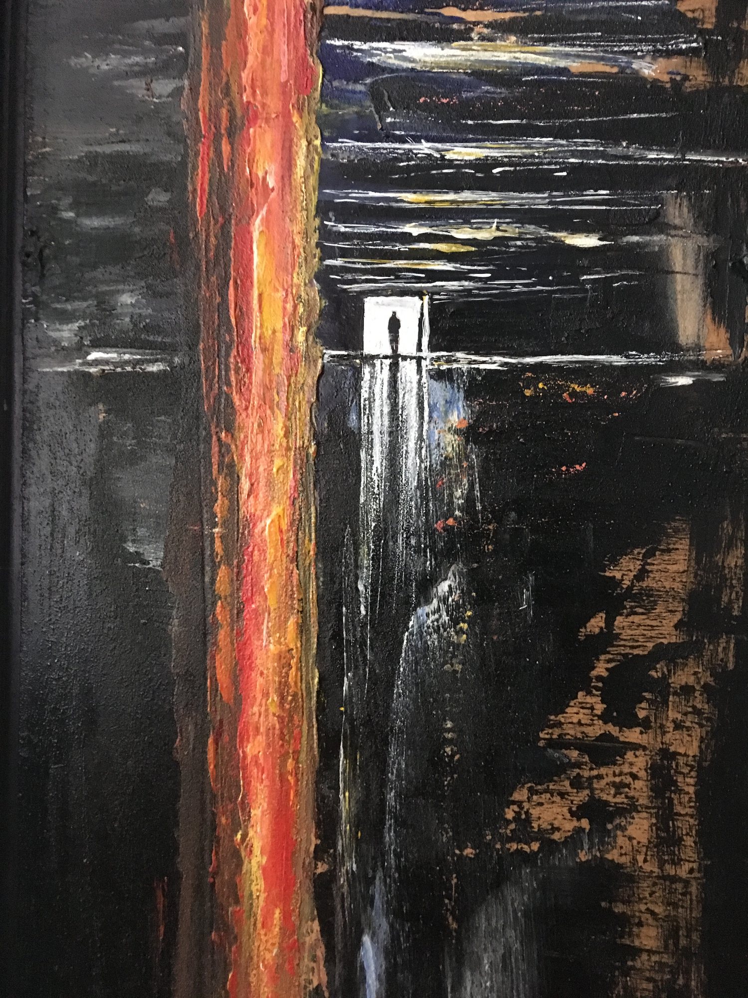 La Tossée, verticale — Patrimoine & architecture, peinture de François Poitout